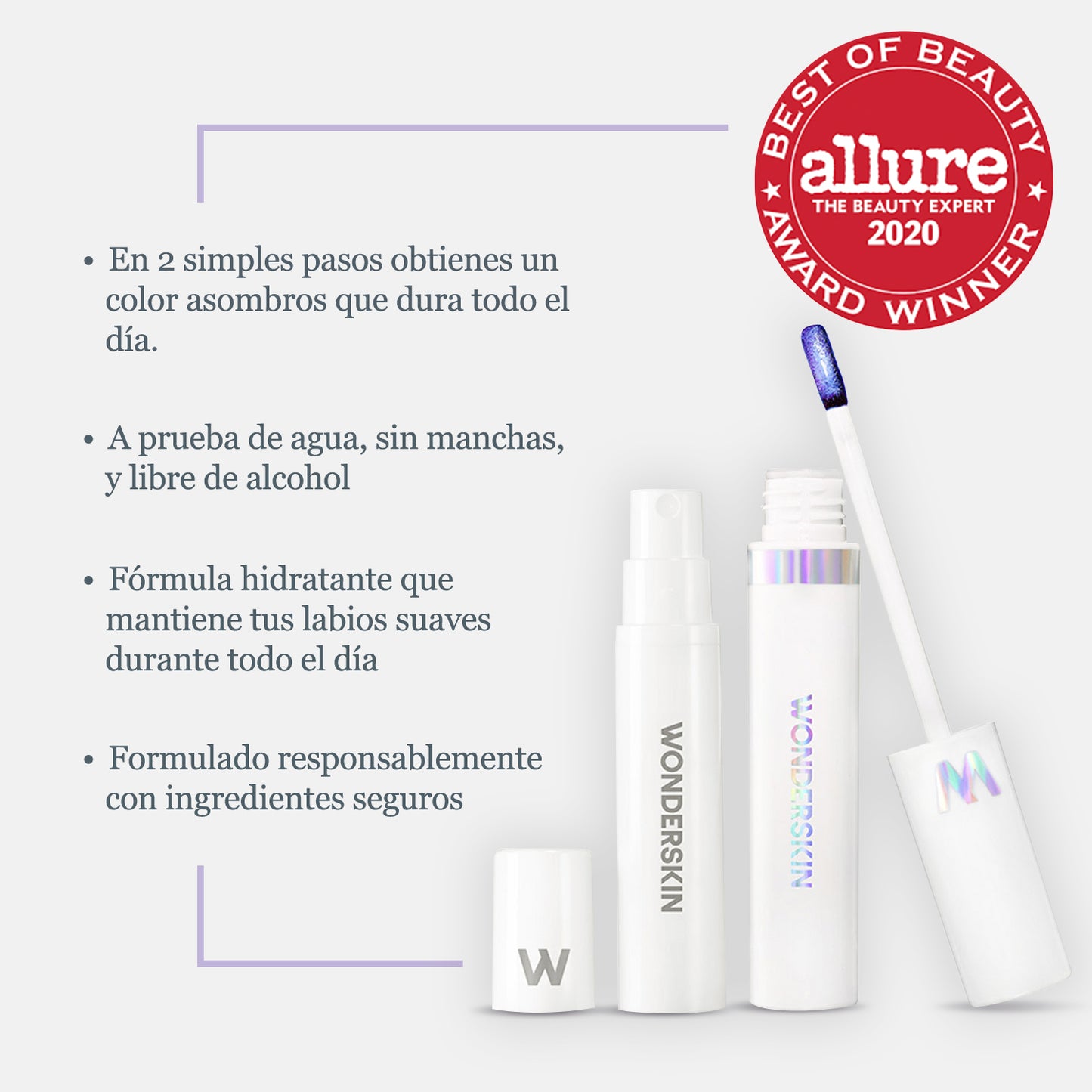 Wonder Blading Lip, Tinta Labial Indeleble de Larga Duración (Kit Charming)